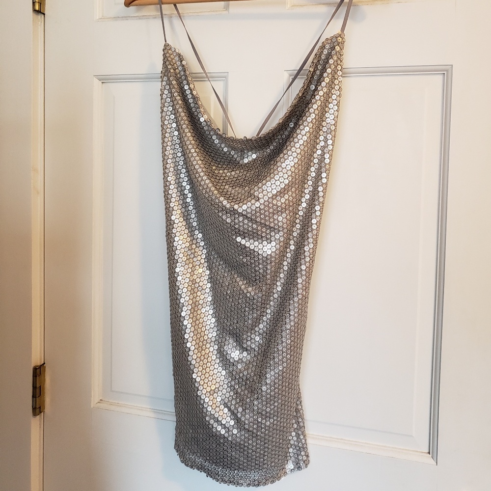 Silver Party Dress